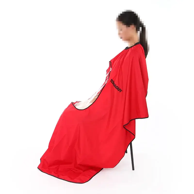 Transparent Hair Apron for Mobile Phone Salon Barber Hair Styling - Image 2