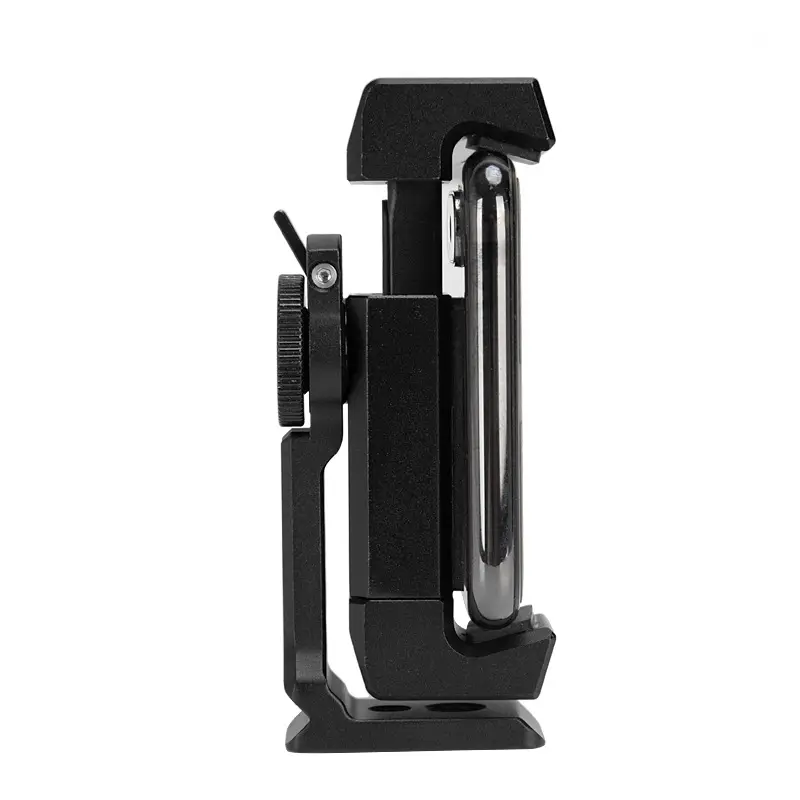 One-Line Type Mobile Phone Clip E-Shaped Clip Rotating All-Metal Horizontal and Vertical Shooting Live Broadcast Tripod Fixed Clip Green Screen Live Broadcast Digital Computer - Image 3