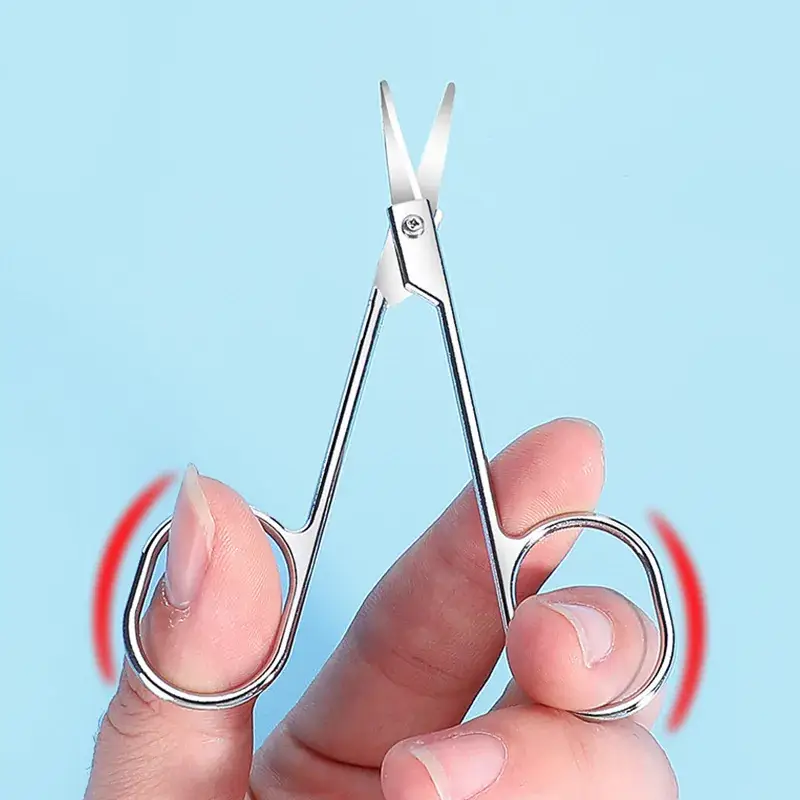 Stainless Steel Eyebrow Scissors Set 40mm Precision - Image 20
