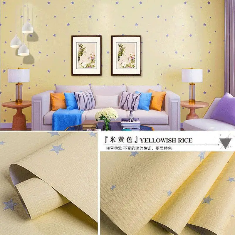 Solid Color Wallpaper Self-adhesive Dormitory Waterproof Wallpaper Thickened Bedroom Living Room Warm Stickers Renovation Background Wall Stickers - Image 31