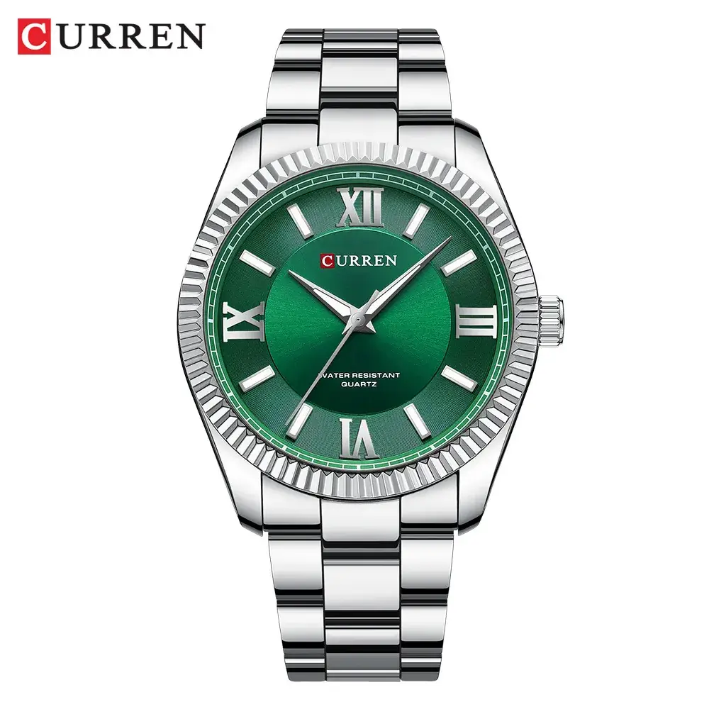 Men's Waterproof Quartz Watch with Gold Steel Band - Image 4