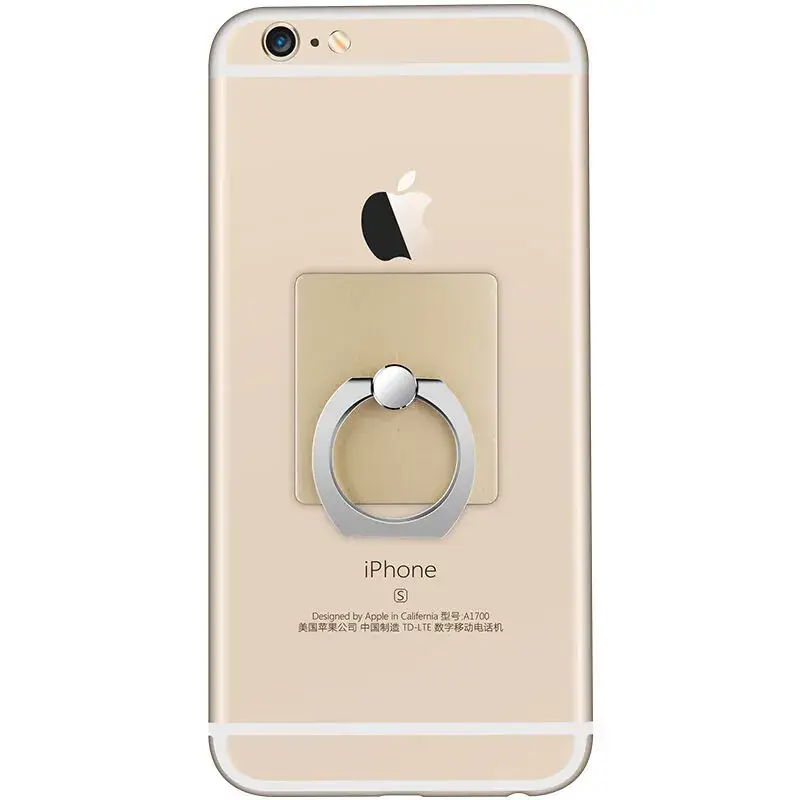 Gold Phone Holder with Magnetic Ring Stand - Image 2