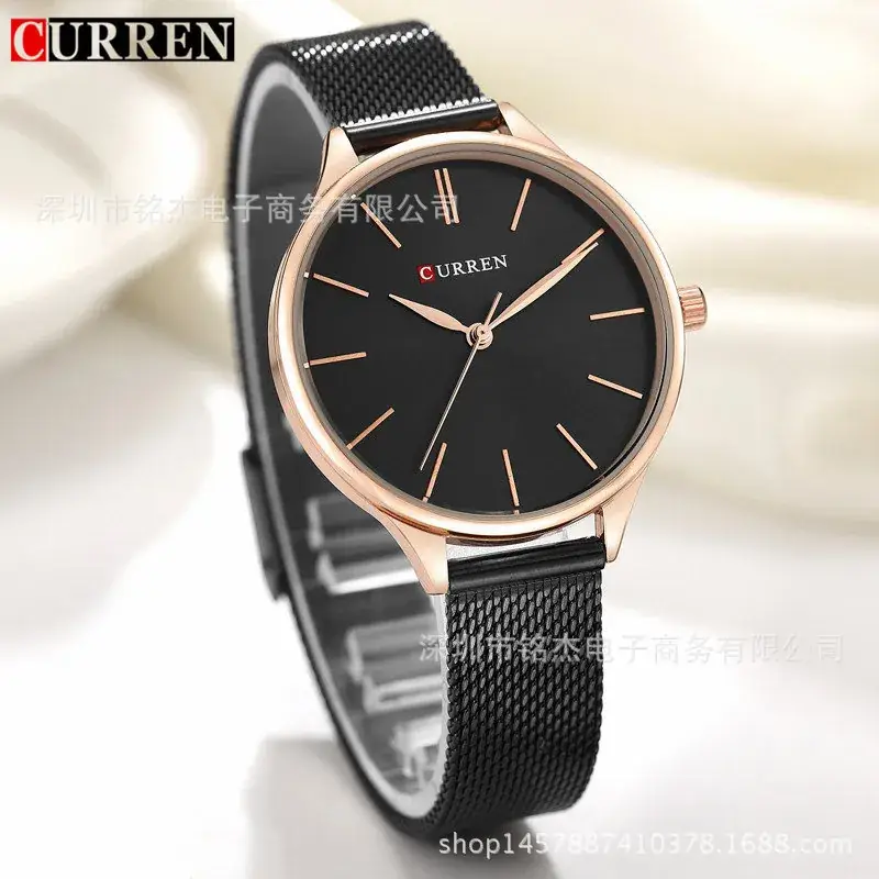 Curren Gold Mesh Watch Women Ultra Thin Quartz - Image 9