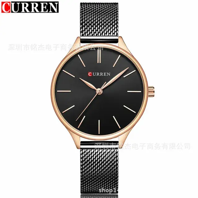 Curren Gold Mesh Watch Women Ultra Thin Quartz - Image 2