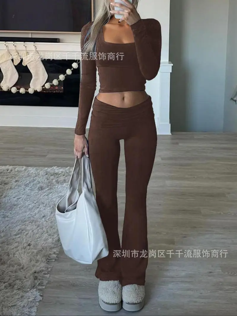 2024 Pink Slim Fit Long Sleeve Two-Piece Suit - Image 3