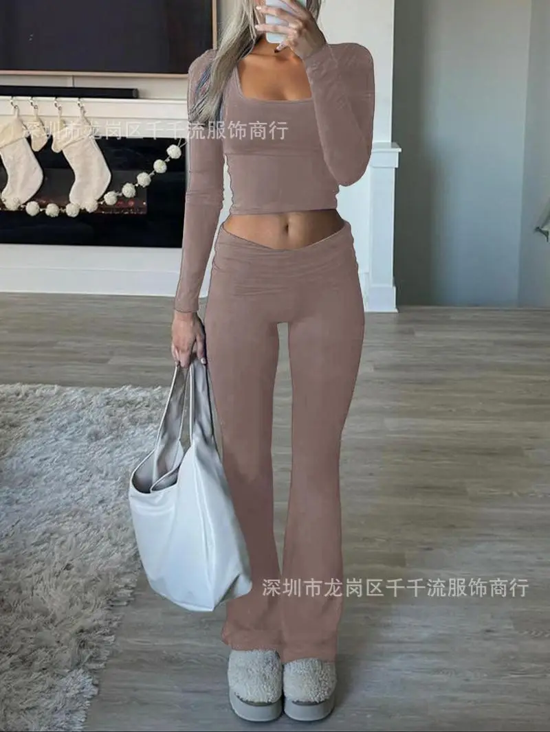 2024 Pink Slim Fit Long Sleeve Two-Piece Suit - Image 6