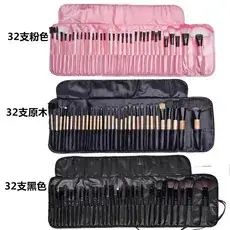 10 Piece Makeup Brush Set Wooden Handle 16mm Normal Use — feature 10