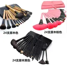 10 Piece Makeup Brush Set Wooden Handle 16mm Normal Use — feature 4