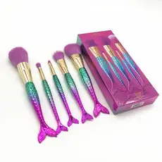 10 Piece Makeup Brush Set Wooden Handle 16mm Normal Use — feature 6