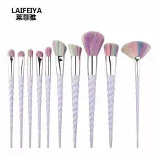 10 Piece Makeup Brush Set Wooden Handle 16mm Normal Use — feature 8