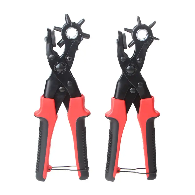 Multifunctional Belt Punch Pliers Red 23mm - Image 8