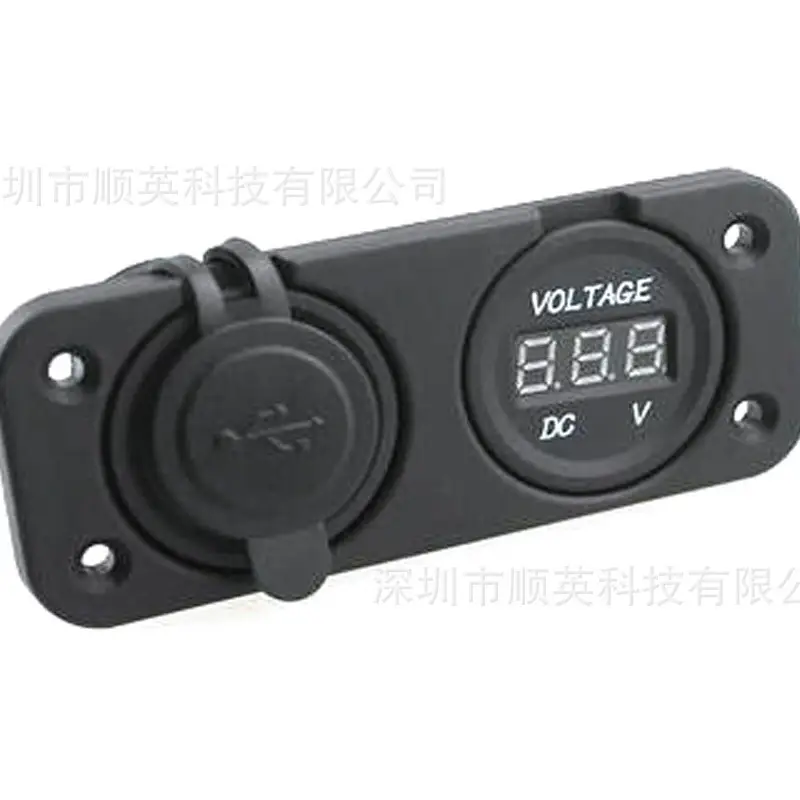 Digital Voltmeter USB Charger for Car Phone Power - Image 6