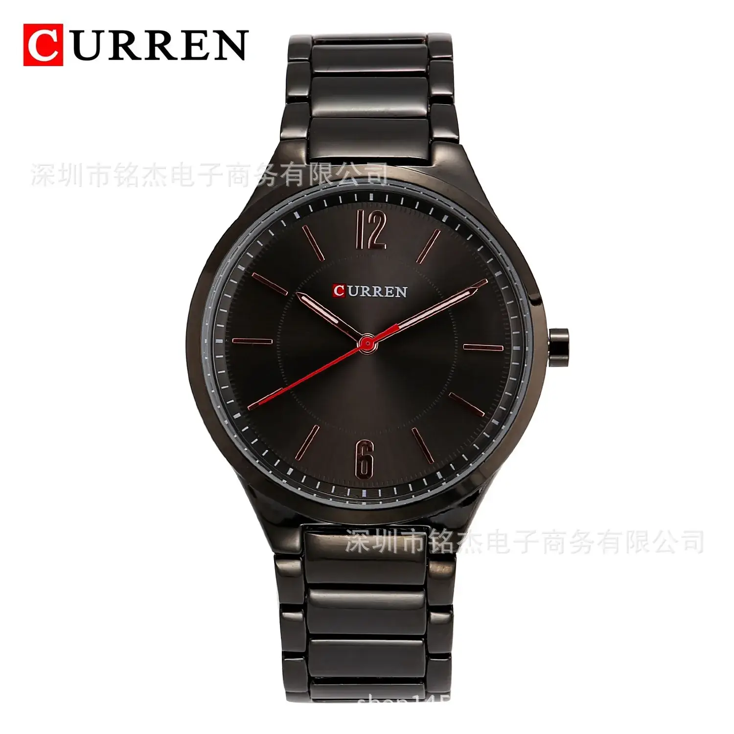 Men's Ultra-Thin Quartz Watch with Blue Dial - Image 3