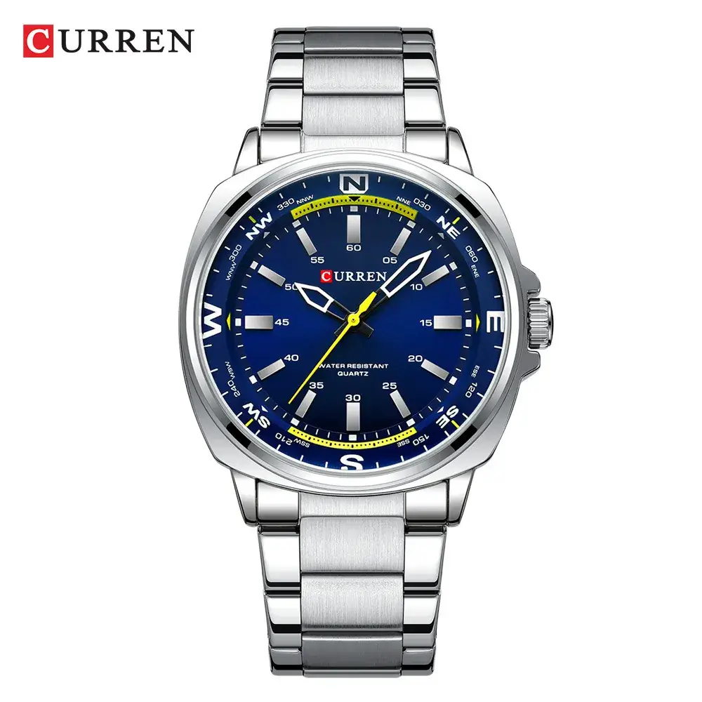 Men's Waterproof Black Sports Watch with Quartz Movement - Image 5