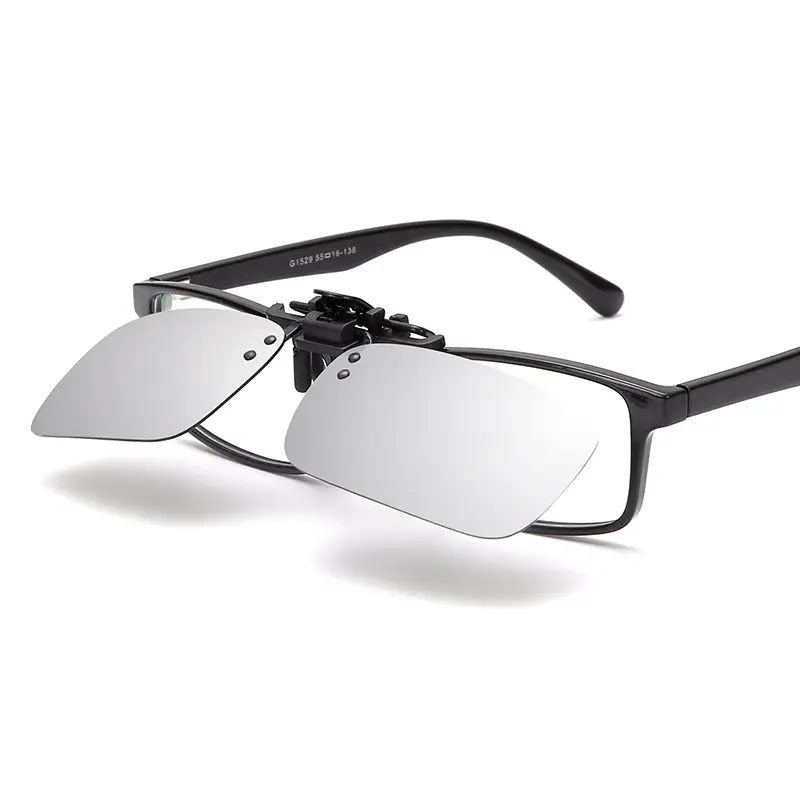 Anti-UV Flip-Up Sunglasses Clips Blue - Image 13