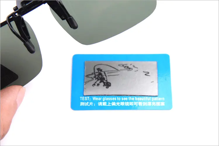 Anti-UV Flip-Up Sunglasses Clips Blue β feature 29