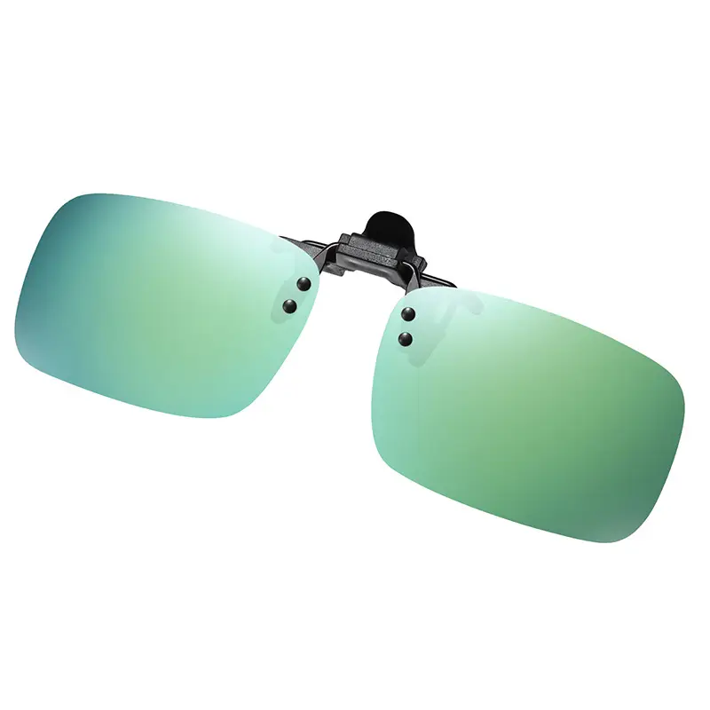 Anti-UV Flip-Up Sunglasses Clips Blue - Image 3