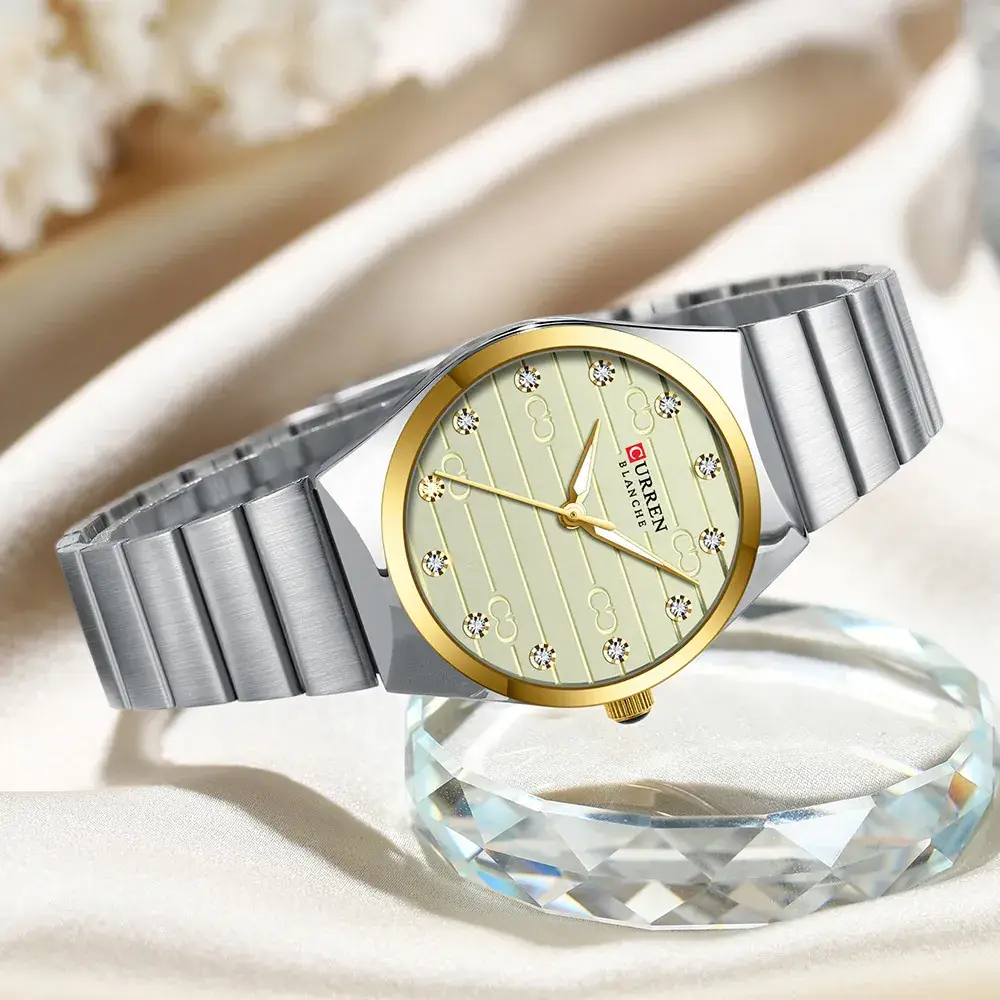 Curren Gold Women's Quartz Watch with Waterproof Belt - Image 10