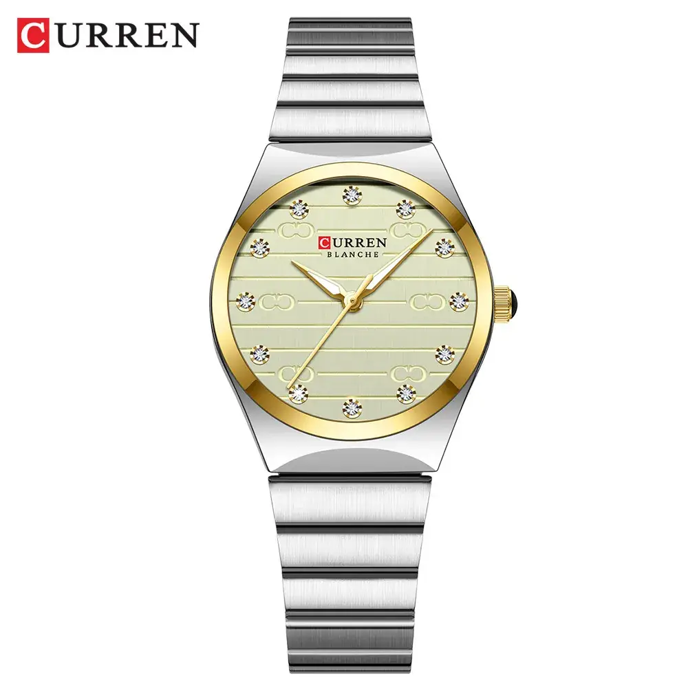 Curren Gold Women's Quartz Watch with Waterproof Belt - Image 3