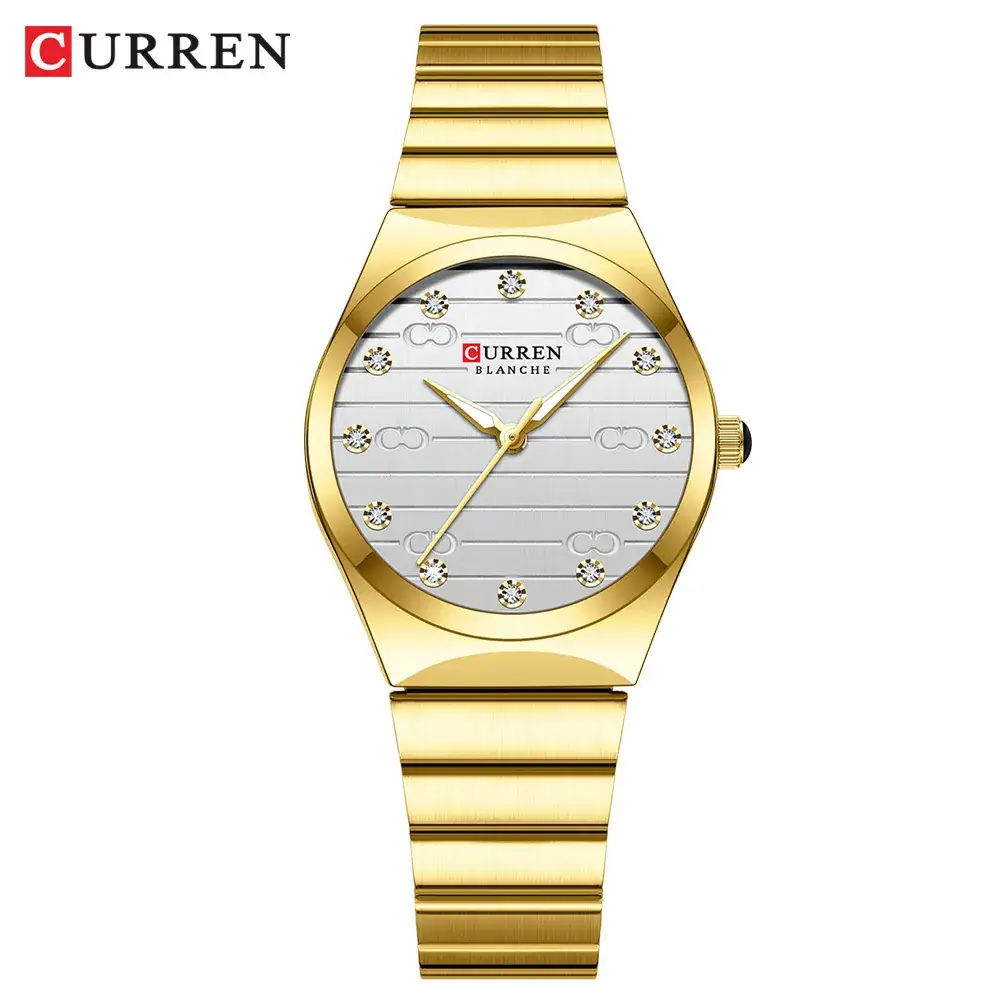 Curren Gold Women's Quartz Watch with Waterproof Belt - Image 5