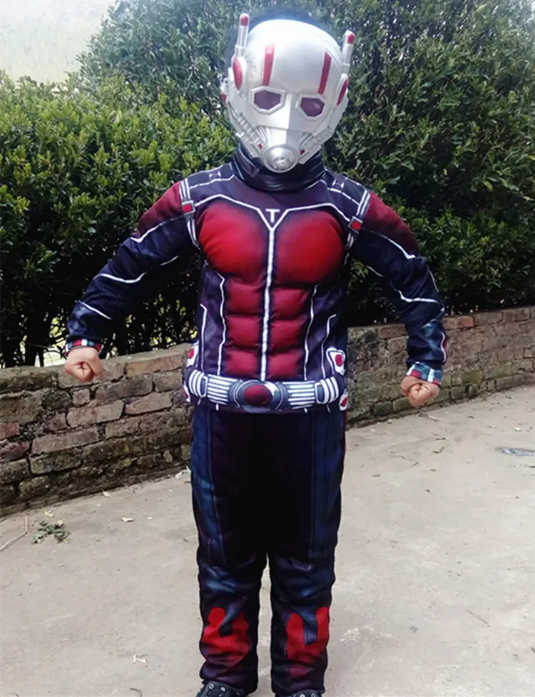 Hulk Winter Soldier Spider-Man Kids Suit Blue 110-140CM — feature 9