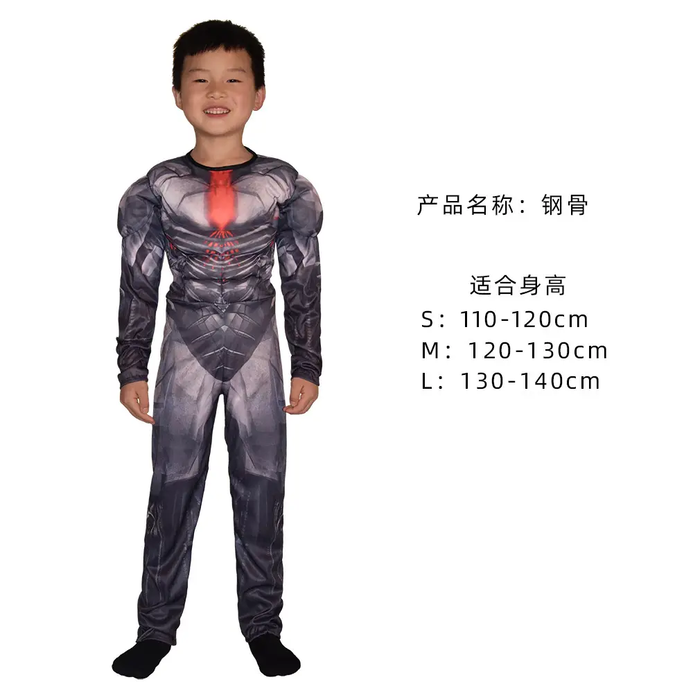 Hulk Winter Soldier Spider-Man Kids Suit Blue 110-140CM - Image 27