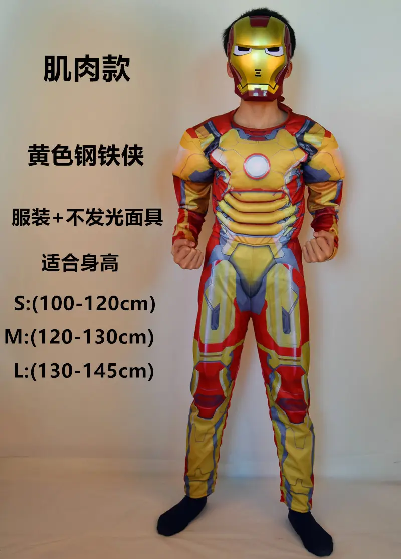 Hulk Winter Soldier Spider-Man Kids Suit Blue 110-140CM - Image 8