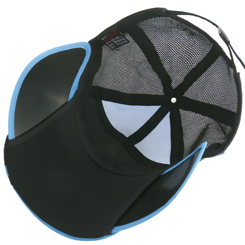 Women's Anti-UV Telescopic Baseball Cap Blue