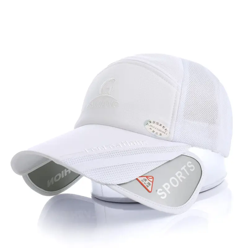 Women's Anti-UV Telescopic Baseball Cap Blue