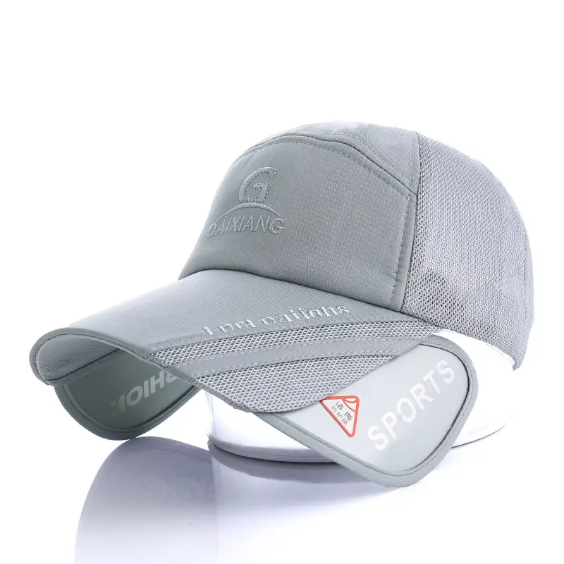 Women's Anti-UV Telescopic Baseball Cap Blue