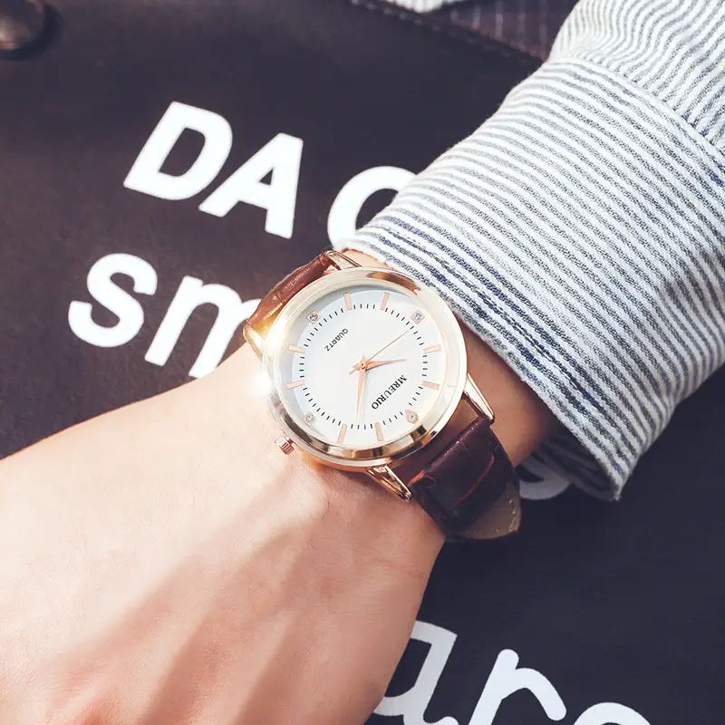 Live Broadcast Popular Couple Watch Quartz Watch Belt Women's Men's Watch Women's Men's Casual Factory Direct Sales Wholesale