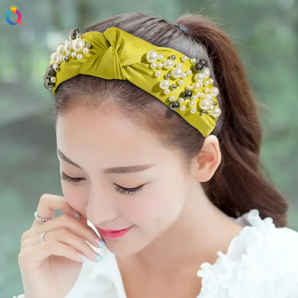 Pearl Knotted Hairbands for Women Wholesale