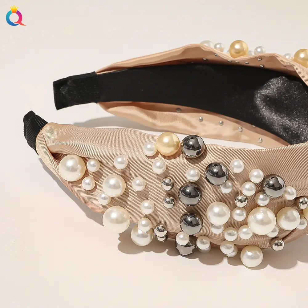 Pearl Knotted Hairbands for Women Wholesale