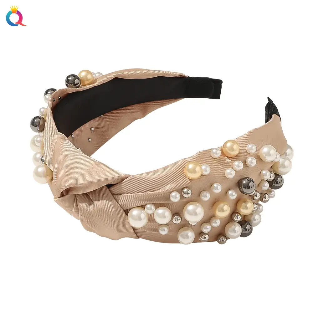 Pearl Knotted Hairbands for Women Wholesale