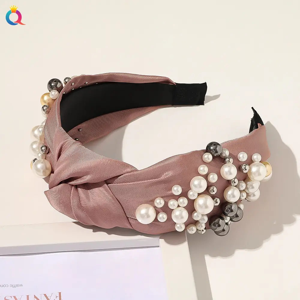 Pearl Knotted Hairbands for Women Wholesale