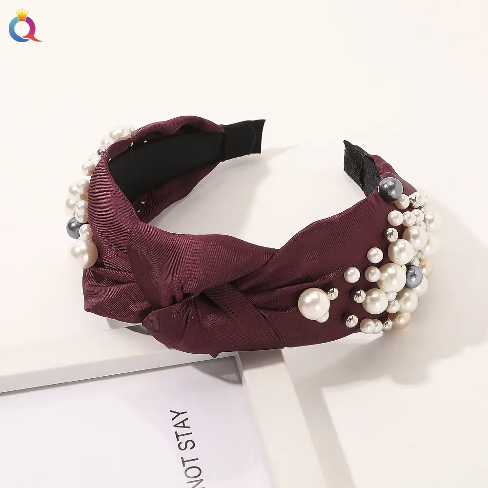 Pearl Knotted Hairbands for Women Wholesale