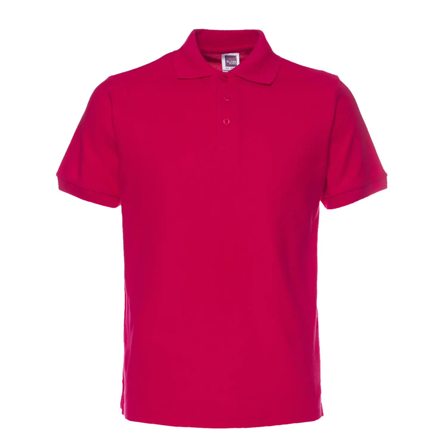 Men Cotton Polo Shirt 220g Solid Color Wholesale - Image 16