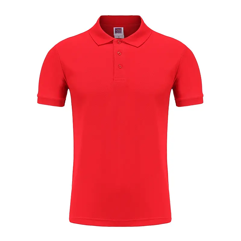 Men Cotton Polo Shirt 220g Solid Color Wholesale - Image 3