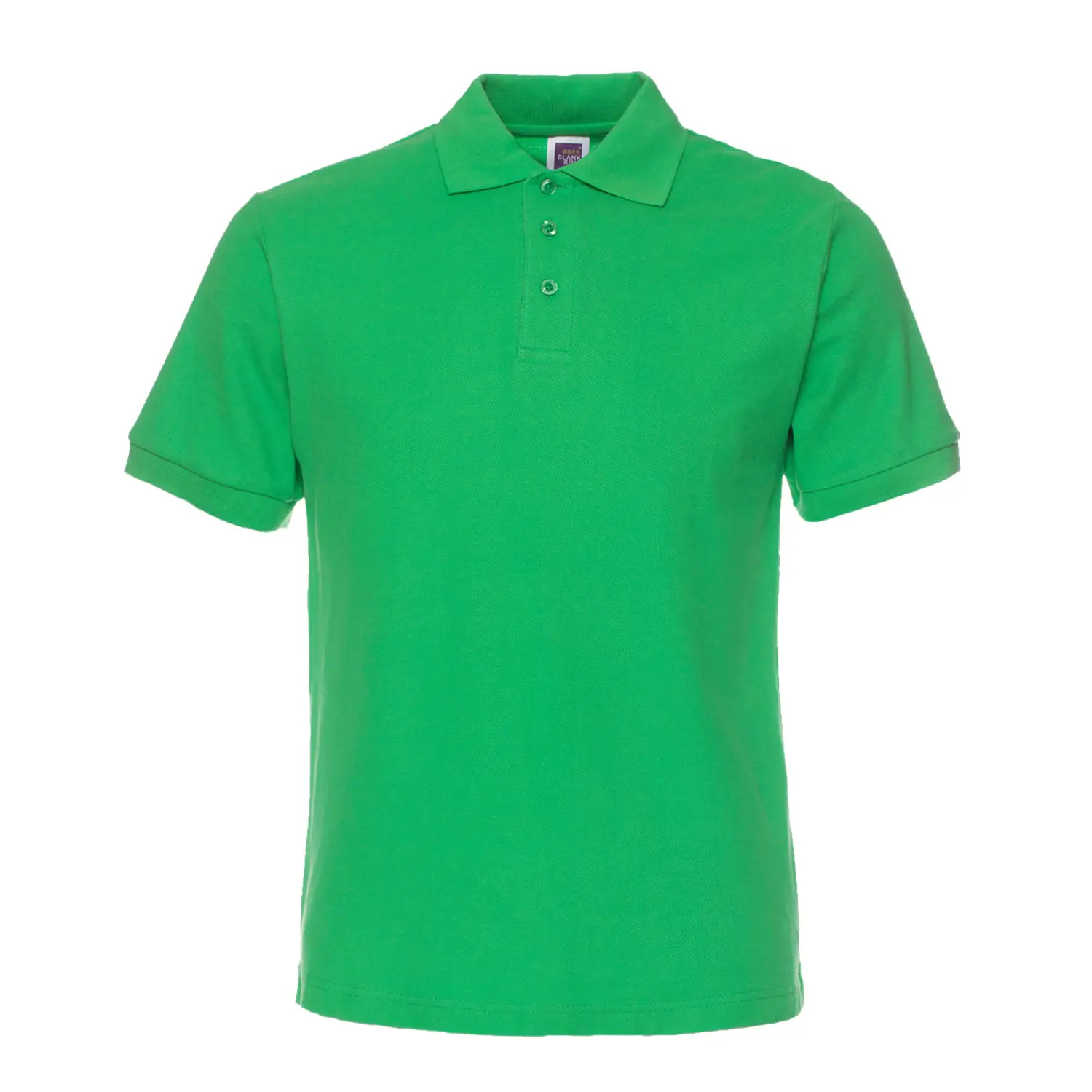 Men Cotton Polo Shirt 220g Solid Color Wholesale - Image 8