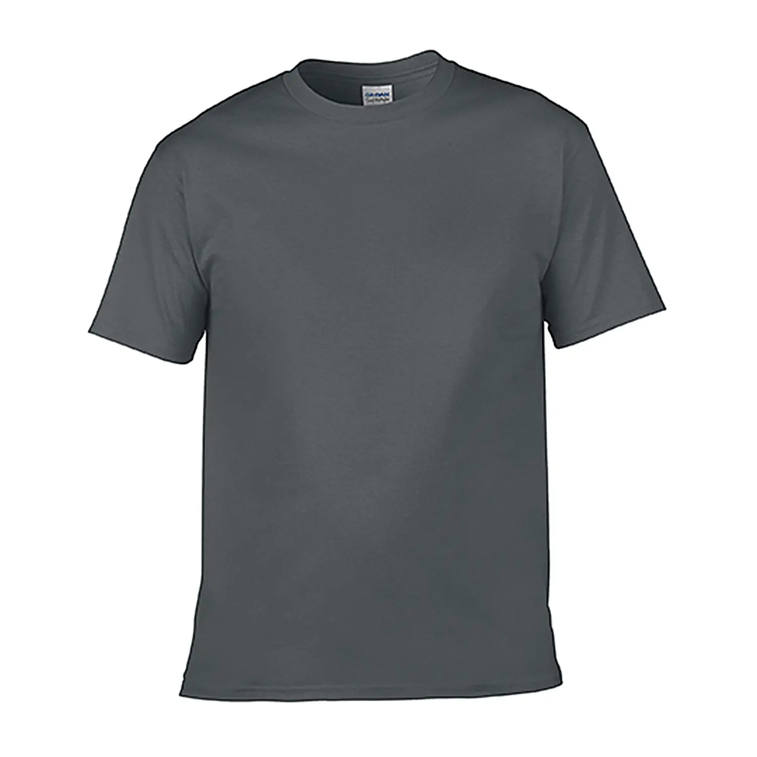 Black Cotton Crewneck T-Shirt Short Sleeve - Image 11