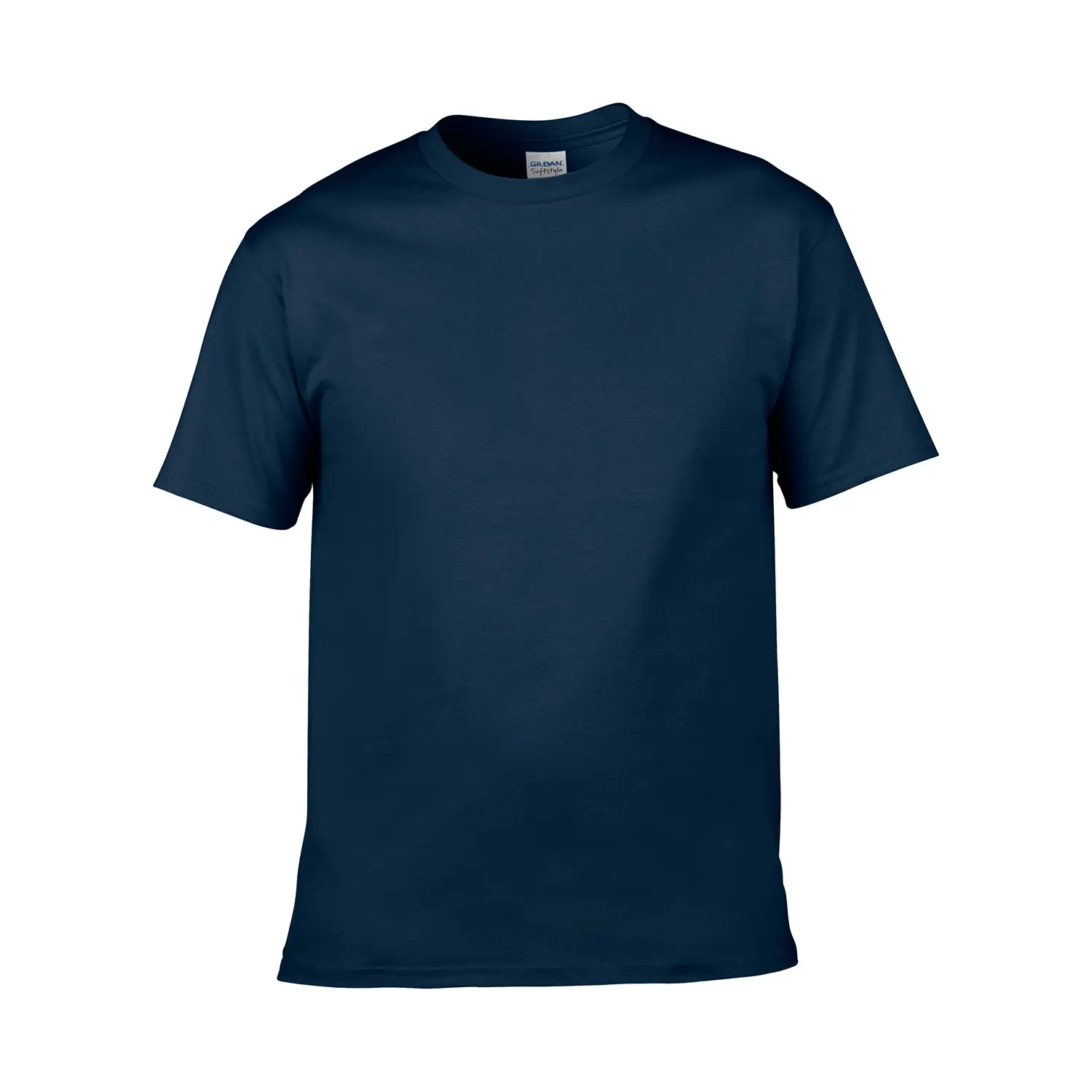 Black Cotton Crewneck T-Shirt Short Sleeve - Image 12
