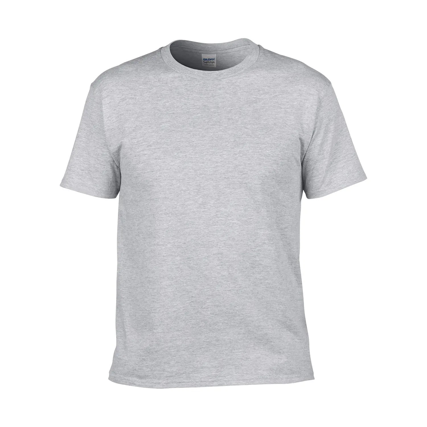 Black Cotton Crewneck T-Shirt Short Sleeve - Image 3