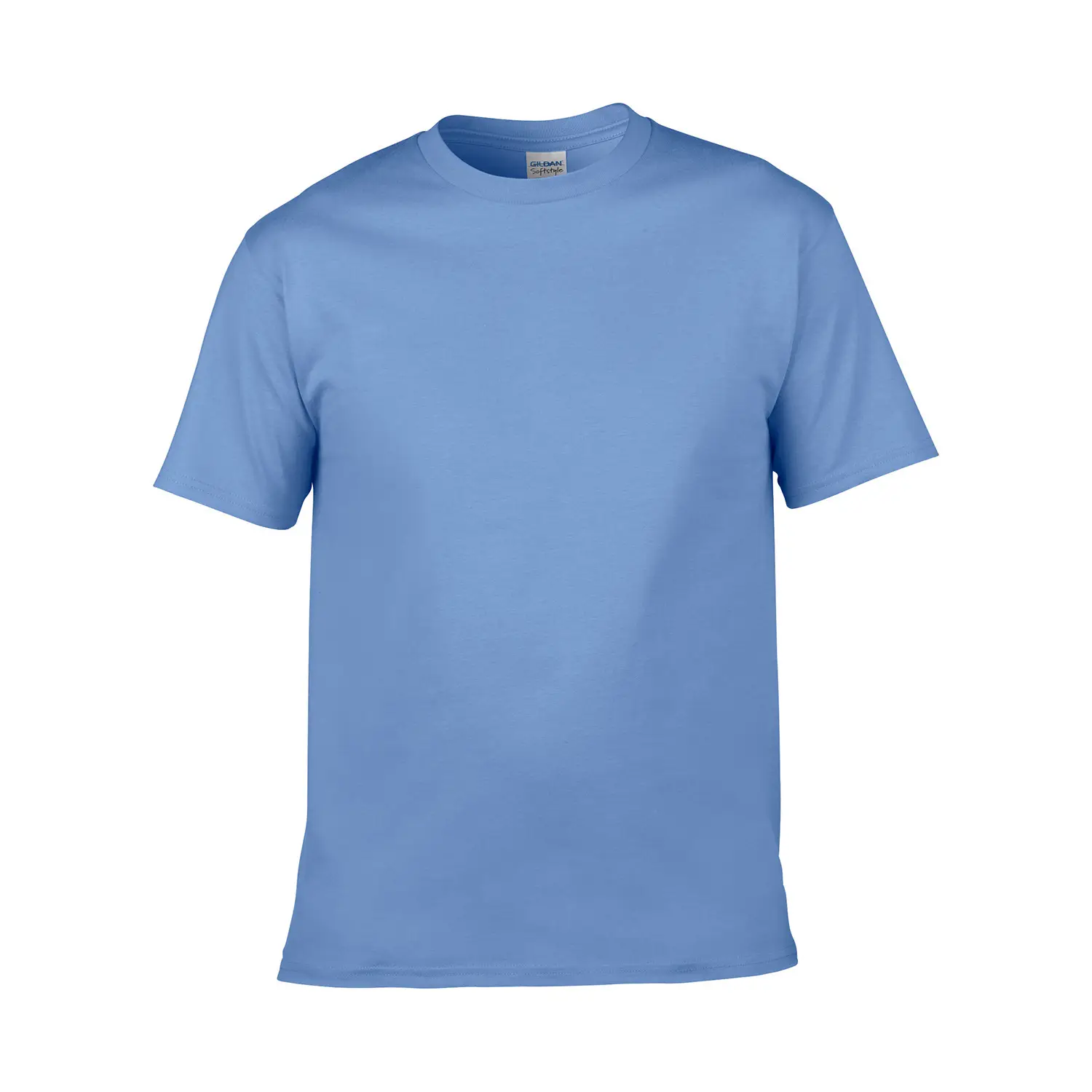 Black Cotton Crewneck T-Shirt Short Sleeve - Image 6