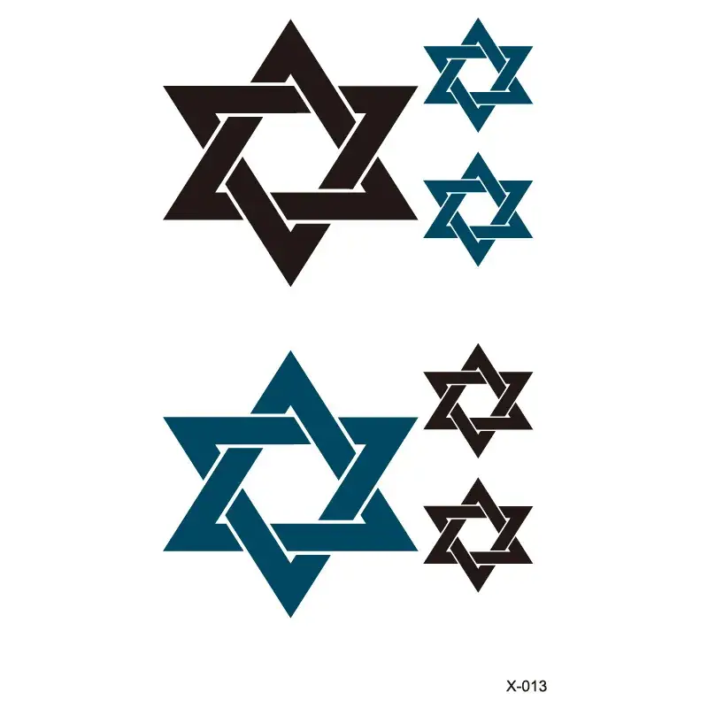 Small Star Tattoo Stickers Black 100pcs Wholesale Korea - Image 13