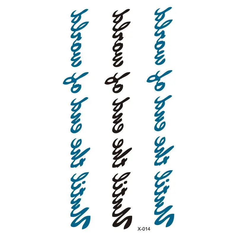 Small Star Tattoo Stickers Black 100pcs Wholesale Korea - Image 14
