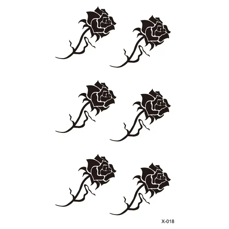 Small Star Tattoo Stickers Black 100pcs Wholesale Korea - Image 18