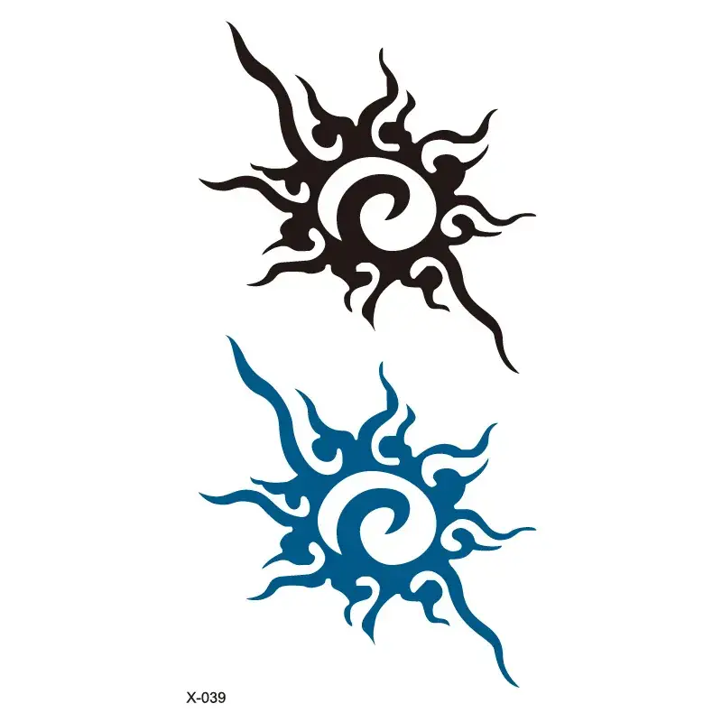 Small Star Tattoo Stickers Black 100pcs Wholesale Korea - Image 39