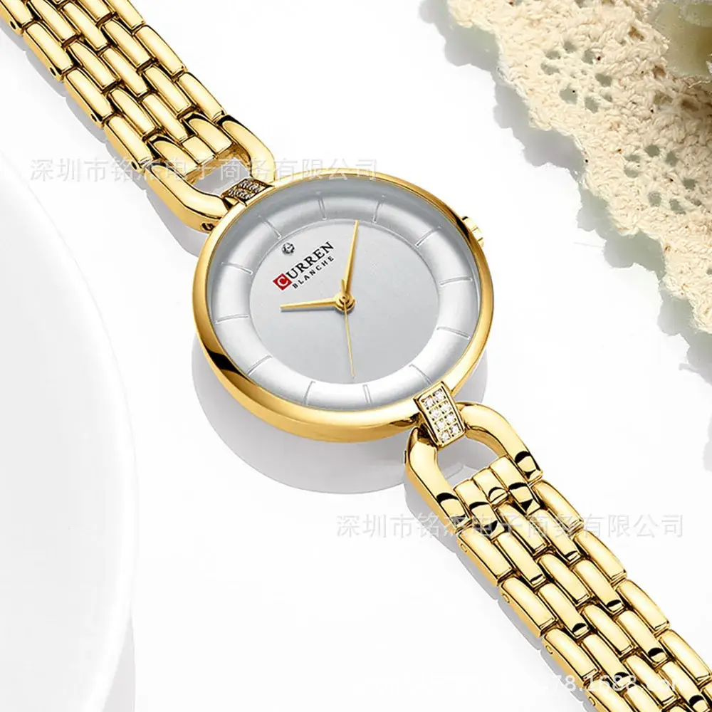 CURREN Women's Black Quartz Watch Ultra-Thin Waterproof - Image 8