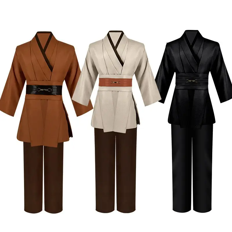 Black Star Wars Jedi Warrior Costume Set - Image 3