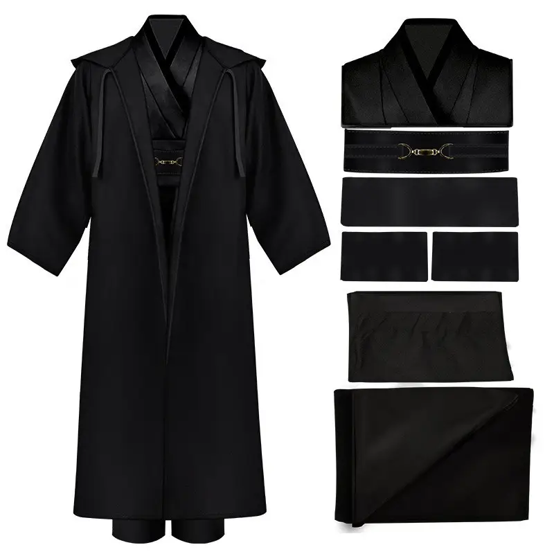 Black Star Wars Jedi Warrior Costume Set — feature 12